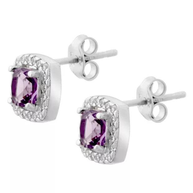 Orphelia Faustine Silver Stud Earrings ZO-7199/LA