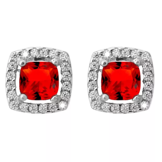 Orphelia Faustine Silver Stud Earrings ZO-7199/RE