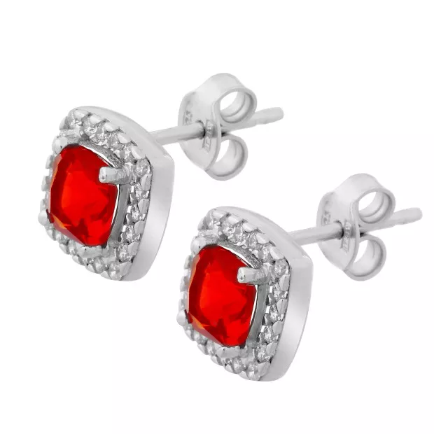 Orphelia Faustine Silver Stud Earrings ZO-7199/RE