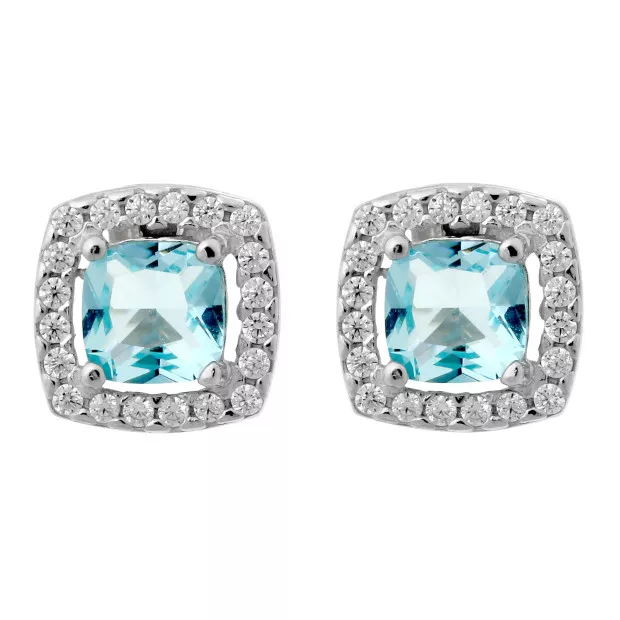 Orphelia Faustine Silver Stud Earrings ZO-7199/TO