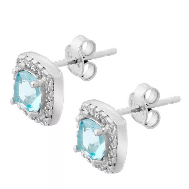 Orphelia Faustine Silver Stud Earrings ZO-7199/TO
