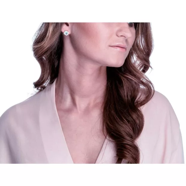 Orphelia Faustine Silver Stud Earrings ZO-7199/TO