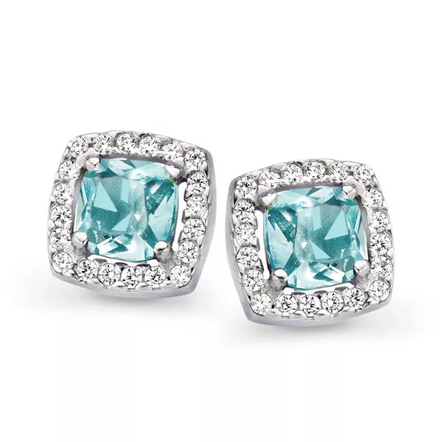 orphelia Faustine Silver Stud Earrings ZO-7199/TO