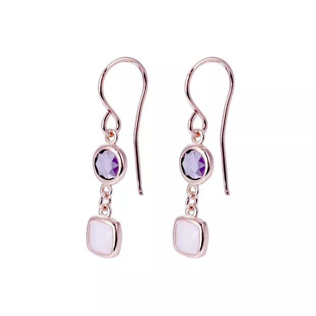 Orphelia Fawn Silver Drop Earrings ZO-7410