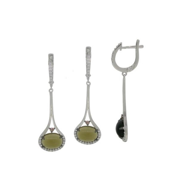 Orphelia Felicia Silver Drop Earrings ZO-7046