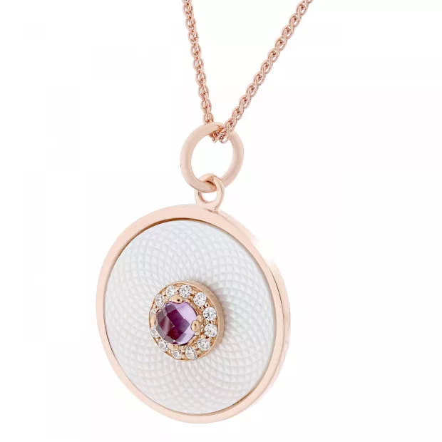 orphelia Fia Silver Chain With Pendant ZH-7293