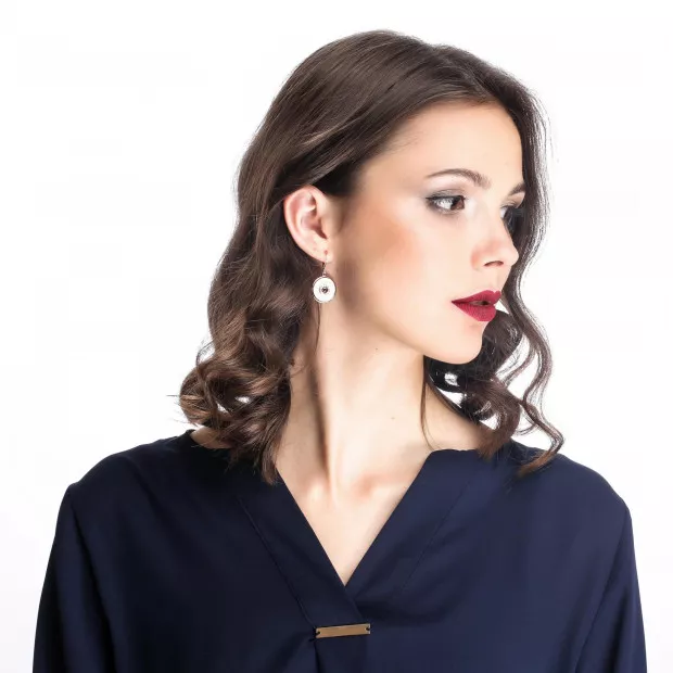 Orphelia Fia Silver Drop Earrings ZO-7293