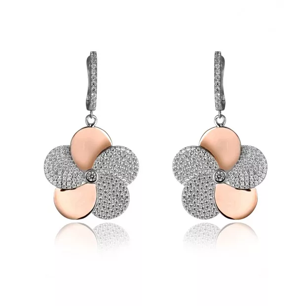 orphelia Fioni Silver Drop Earrings ZO-7452