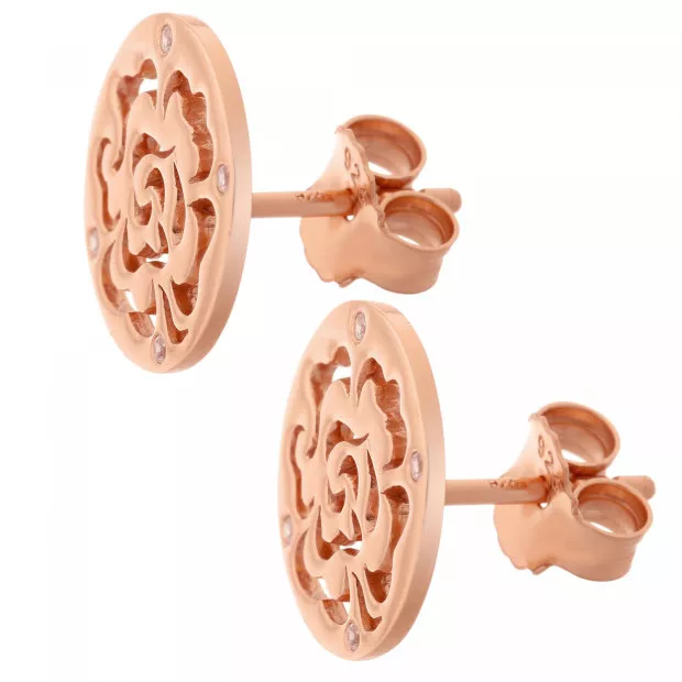 Orphelia Fiore Silver Stud Earrings ZO-7079/1