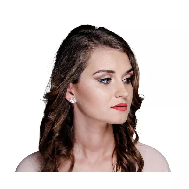 Orphelia Fiore Silver Stud Earrings ZO-7079/1
