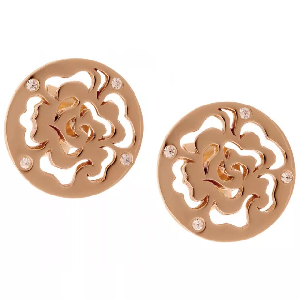 orphelia Fiore Silver Stud Earrings ZO-7079/1