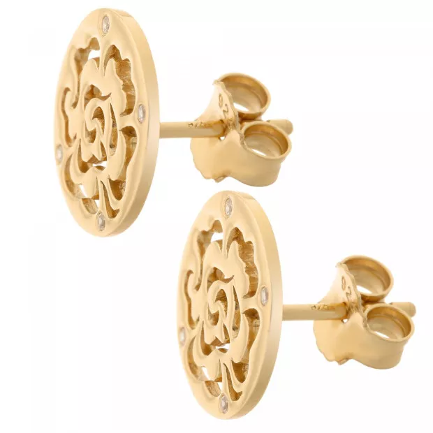Orphelia Fiore Silver Stud Earrings ZO-7079/2