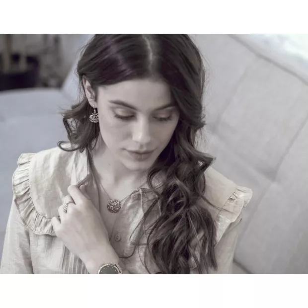 Orphelia Flavie Silver Chain With Pendant ZH-7502