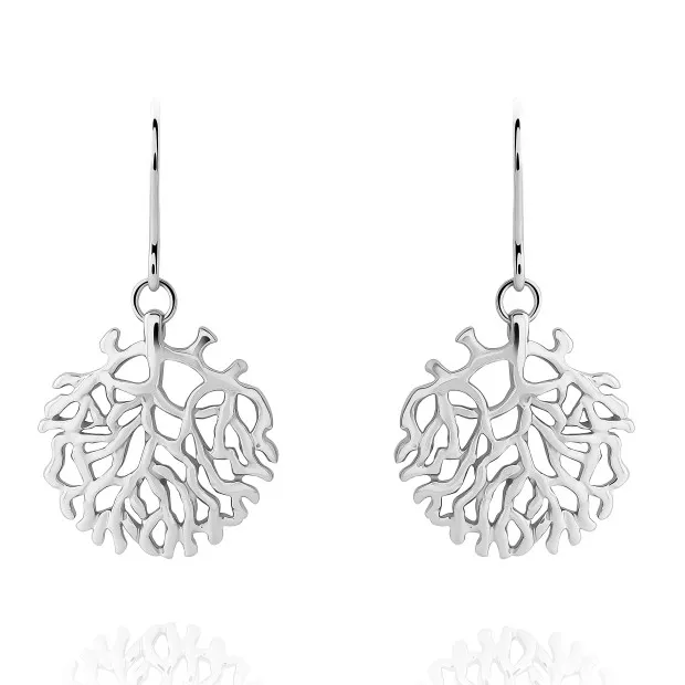 orphelia Flavie Silver Drop Earrings ZO-7502