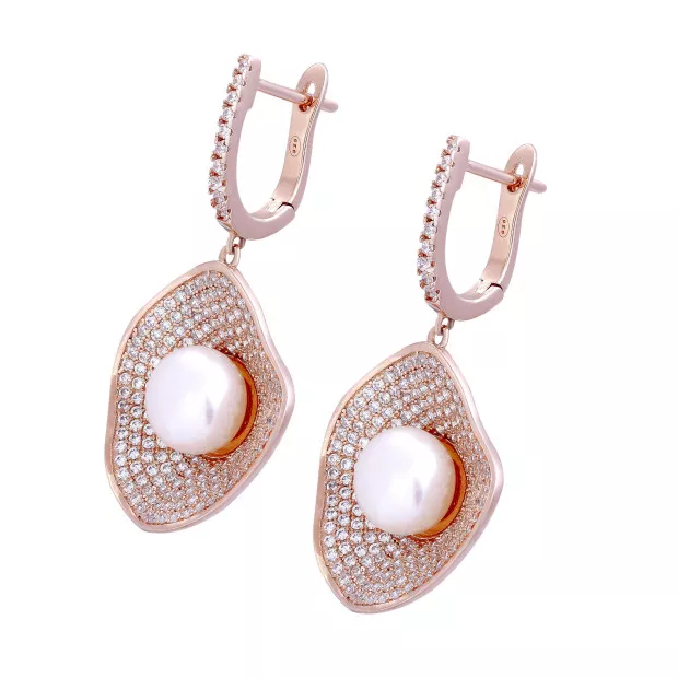 Orphelia Florina Silver Drop Earrings ZO-7465