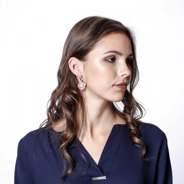 Orphelia Florina Silver Drop Earrings ZO-7465