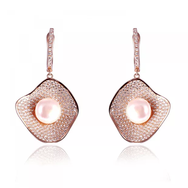 orphelia Florina Silver Drop Earrings ZO-7465