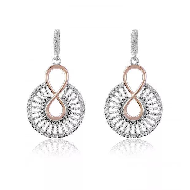 orphelia Frida Silver Drop Earrings ZO-7437