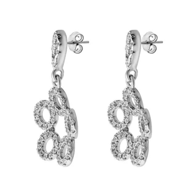Orphelia Gabriella Silver Drop Earrings ZO-7314