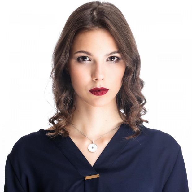 Orphelia Genoa Silver Chain With Pendant ZH-7291