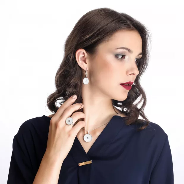 Orphelia Genoa Silver Chain With Pendant ZH-7291