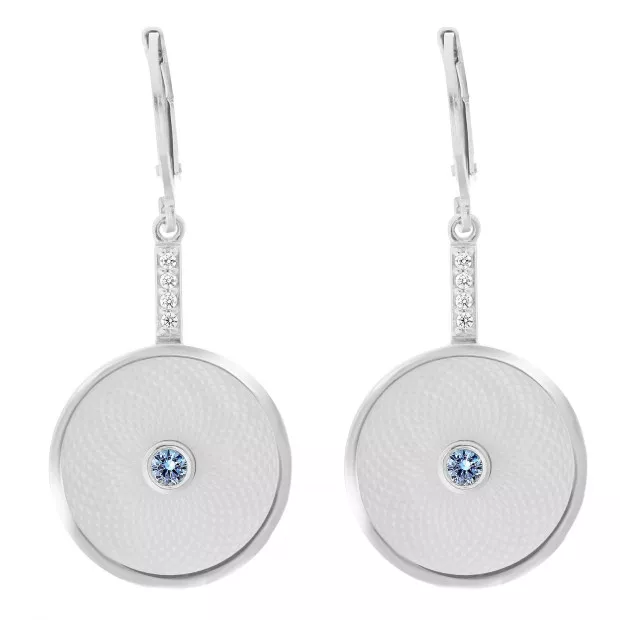 orphelia Genoa Silver Drop Earrings ZO-7291