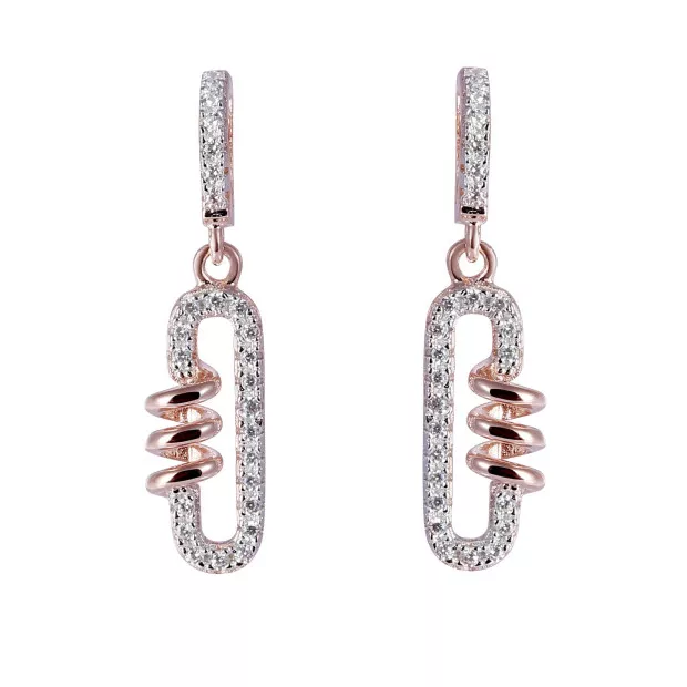 orphelia Gigi Silver Drop Earrings ZO-7438
