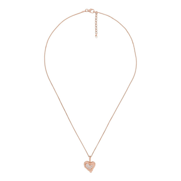 Orphelia Hazel Silver Chain With Pendant ZH-7082/1