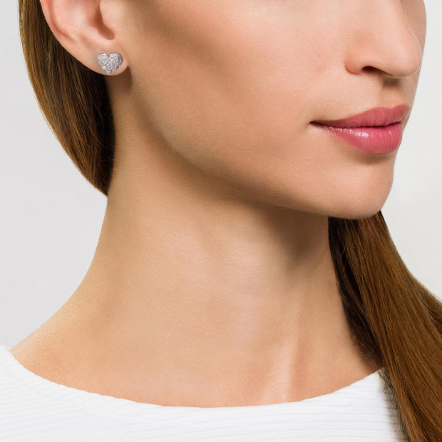 orphelia Hazel Silver Stud Earrings ZO-7082/1