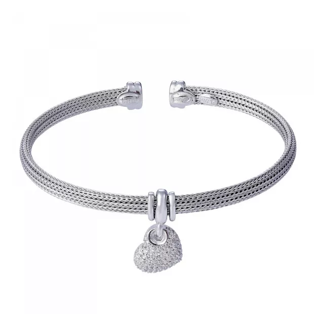 orphelia Heart Silver Bracelet ZA-7401