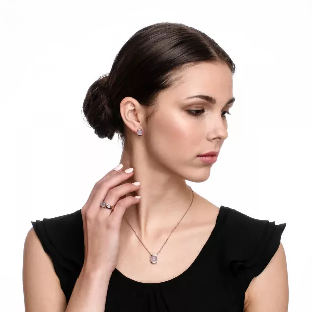 Orphelia Hedda Silver Chain With Pendant ZH-7229