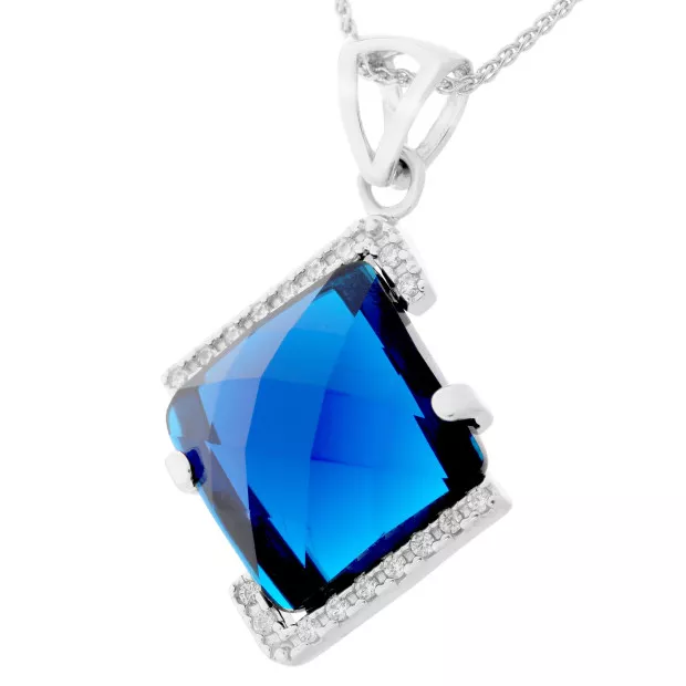 orphelia Hilma Silver Chain With Pendant ZH-7208