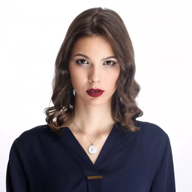 Orphelia Huda Silver Chain With Pendant ZH-7290