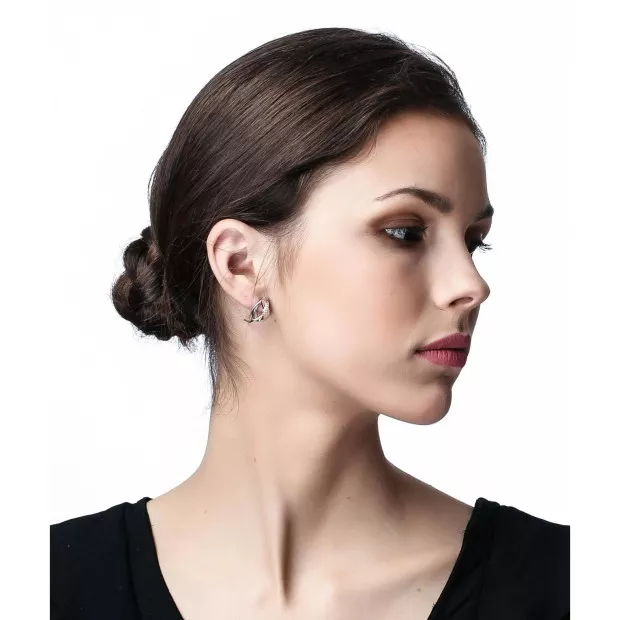 Orphelia Idia Silver Stud Earrings ZO-7086