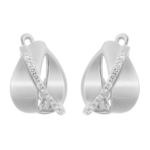 orphelia Idia Silver Stud Earrings ZO-7086