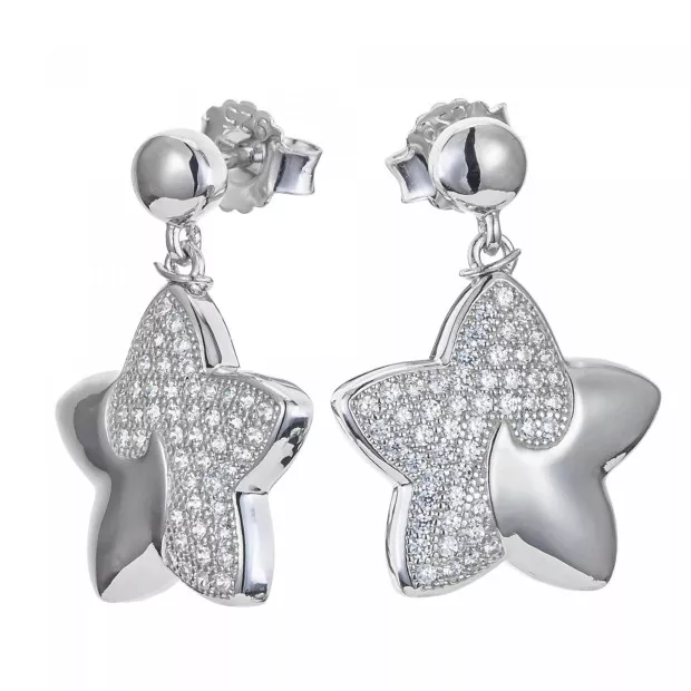 orphelia Ilona Silver Drop Earrings ZO-7331