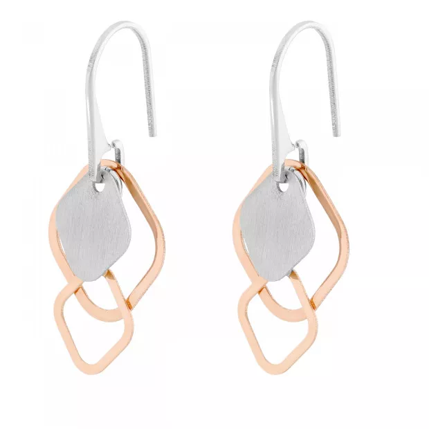 Orphelia Inez Silver Drop Earrings ZO-7391