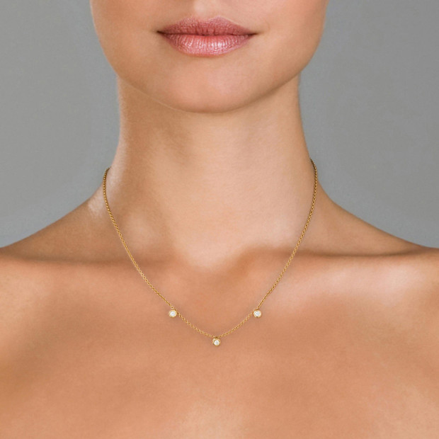 Orphelia Ingrid Yellow-gold 18k Necklace RD-003