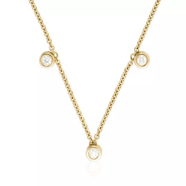 orphelia Ingrid Yellow-gold 18k Necklace RD-003