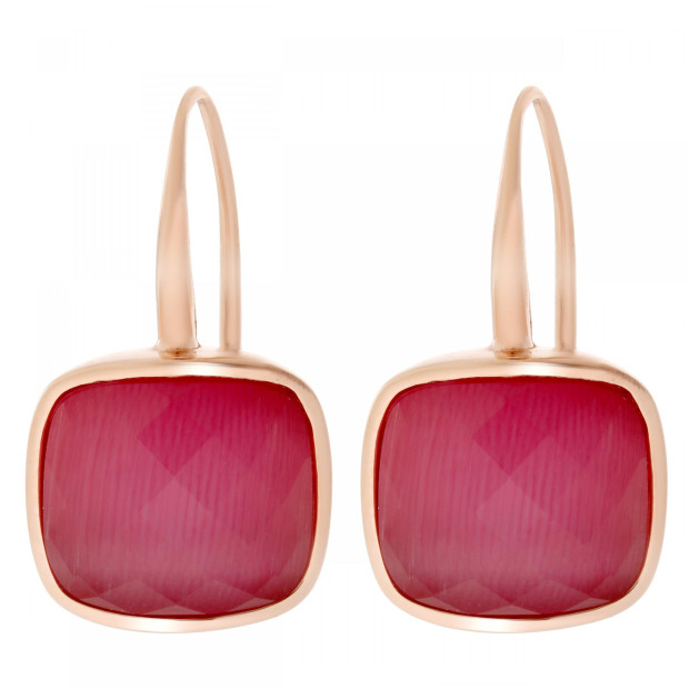 Orphelia Isabella Silver Drop Earrings ZO-7198/PI