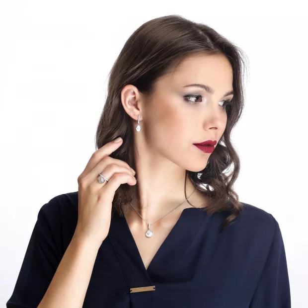 Orphelia Isi Silver Chain With Pendant ZH-7285