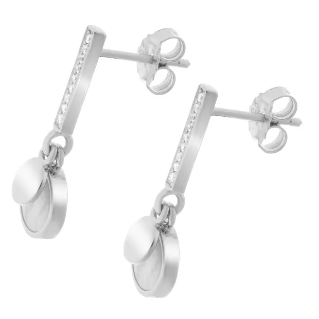 Orphelia Isi Silver Drop Earrings ZO-7285