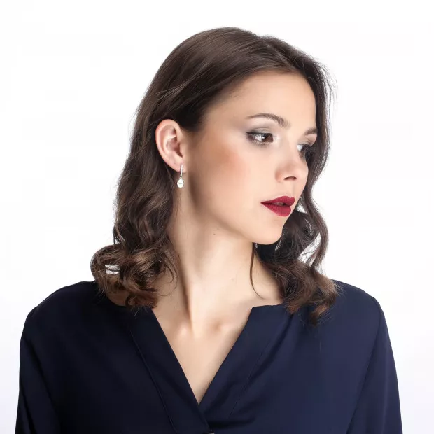 Orphelia Isi Silver Drop Earrings ZO-7285