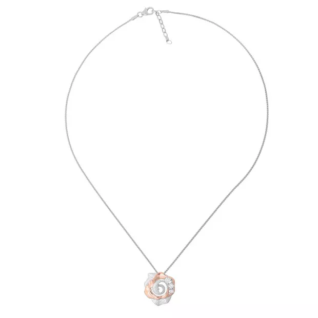 Orphelia Ivory Silver Chain With Pendant ZH-7091/1