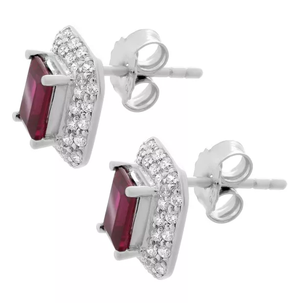 Orphelia Jackie Silver Stud Earrings ZO-7237/RU