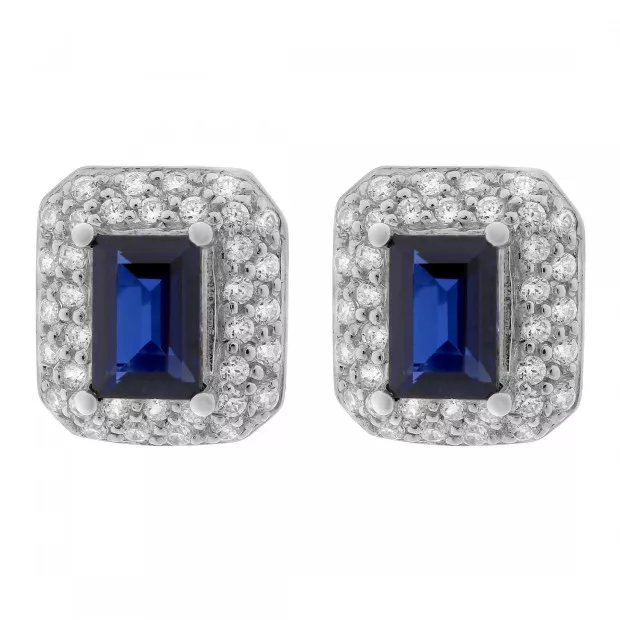 orphelia Jackie Silver Stud Earrings ZO-7237/SA