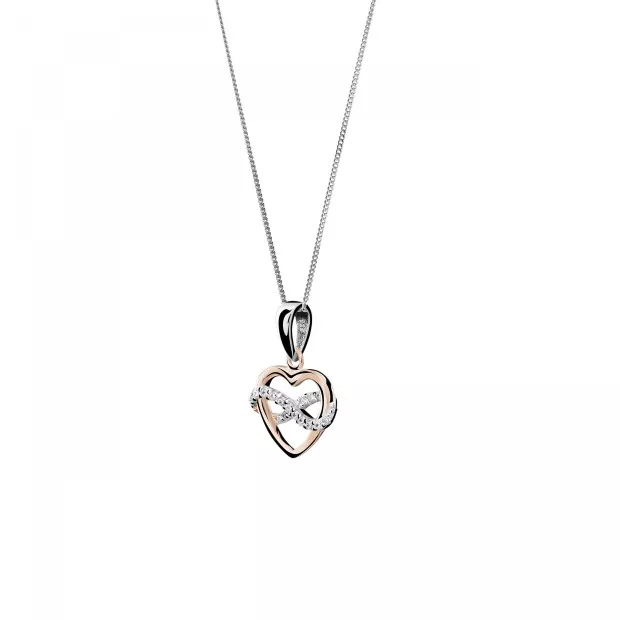Orphelia Jasmina Silver Chain With Pendant ZH-7483