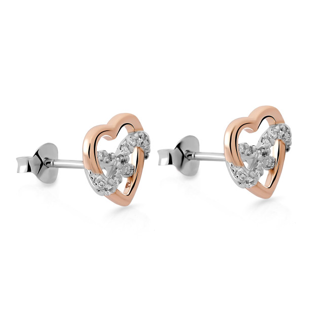 Orphelia Jasmina Silver Stud Earrings ZO-7483