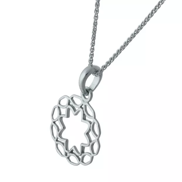 orphelia Jasmine Silver Chain With Pendant ZH-7076