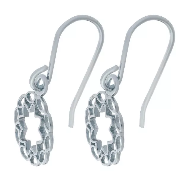Orphelia Jasmine Silver Drop Earrings ZO-7076